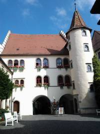 Rathaus in Konstanz mit Renaissance-Innenhof